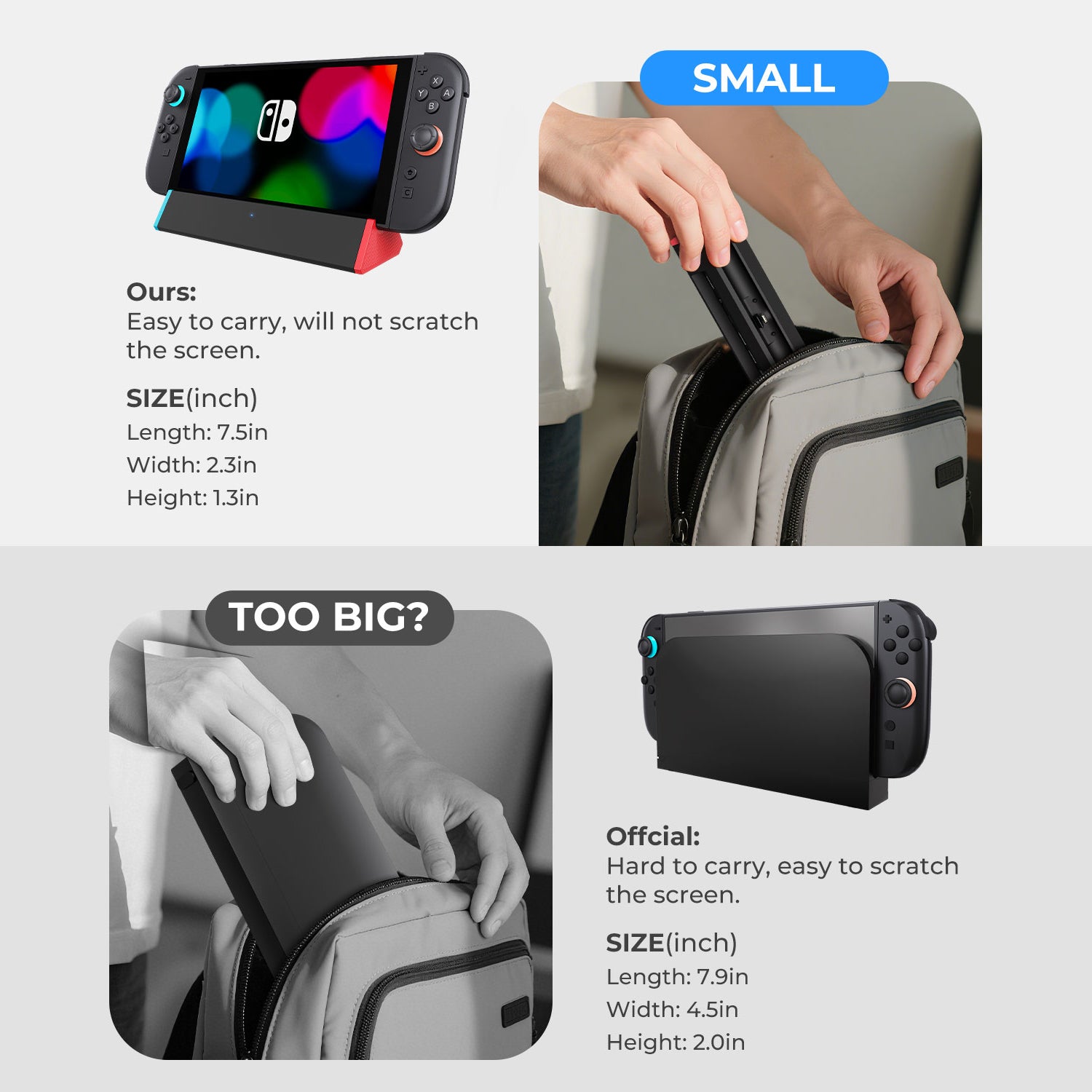 ANTANK S3 MAX TV Dock with Ethernet for Nintendo Switch 2