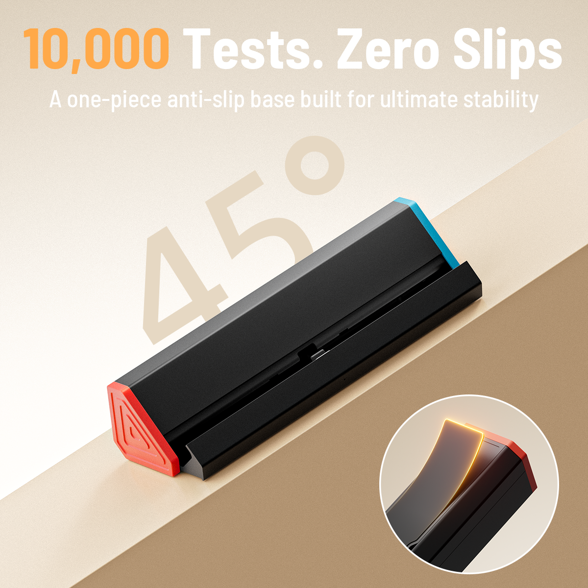 Antank S3 PRO Switch 2 dock with anti-slip base, tested for stability to prevent slips and damage.