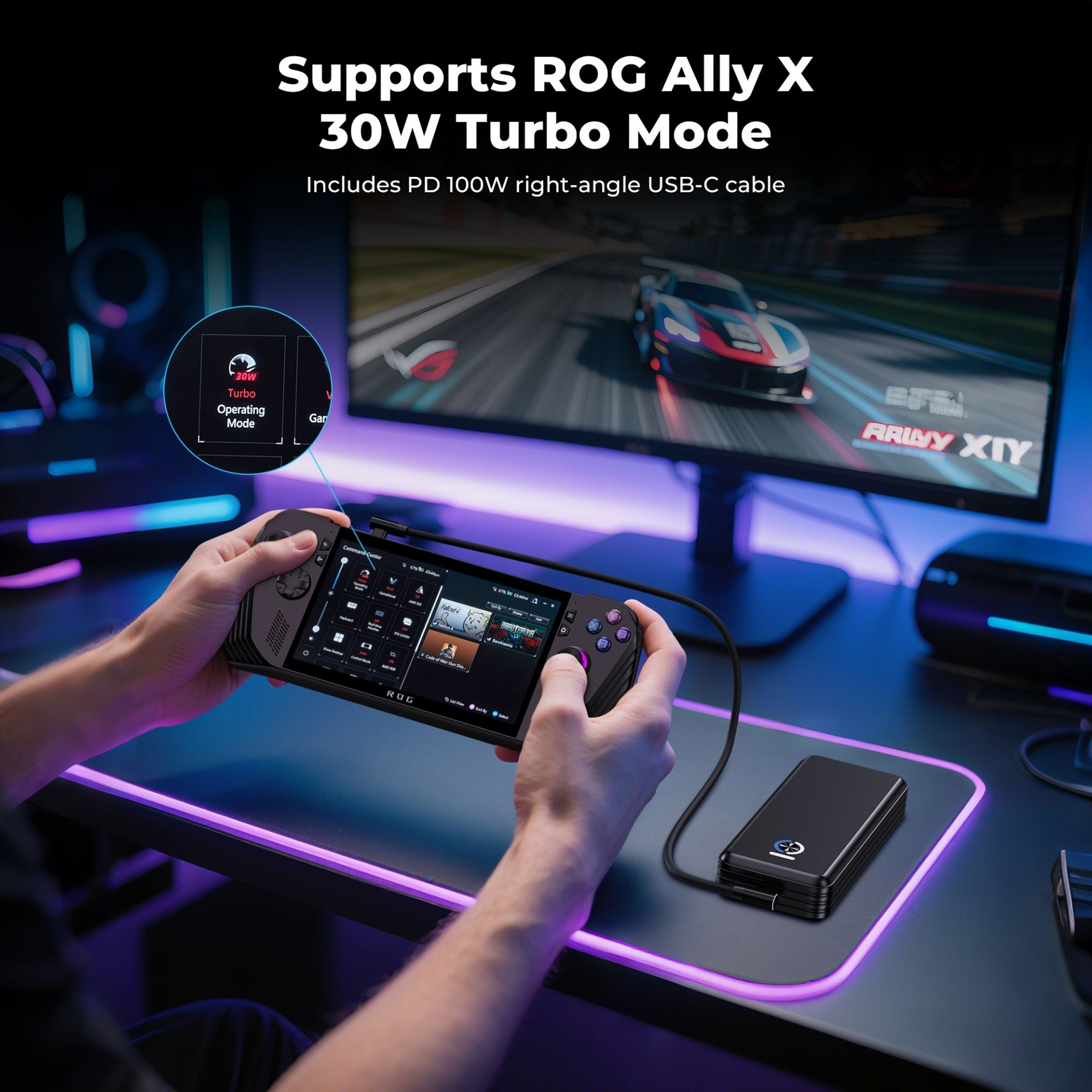 ROG Ally用 20000mAh マグネティックパワーバンク - SIWIQU