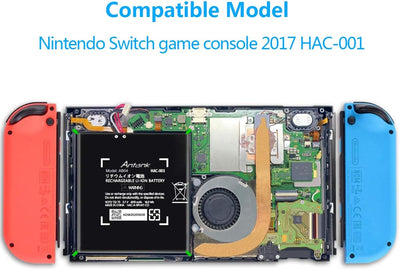Antank HAC-003 交換バッテリー for Nintendo Switch (2017) DIY