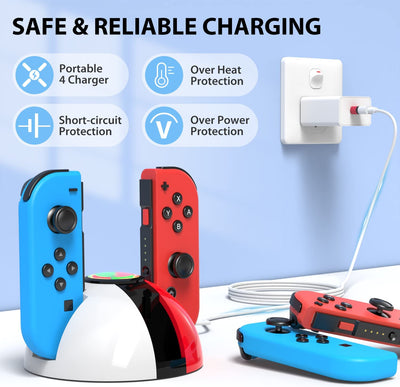 Antank Charging Dock Compatible with Nintendo Switch Joycon