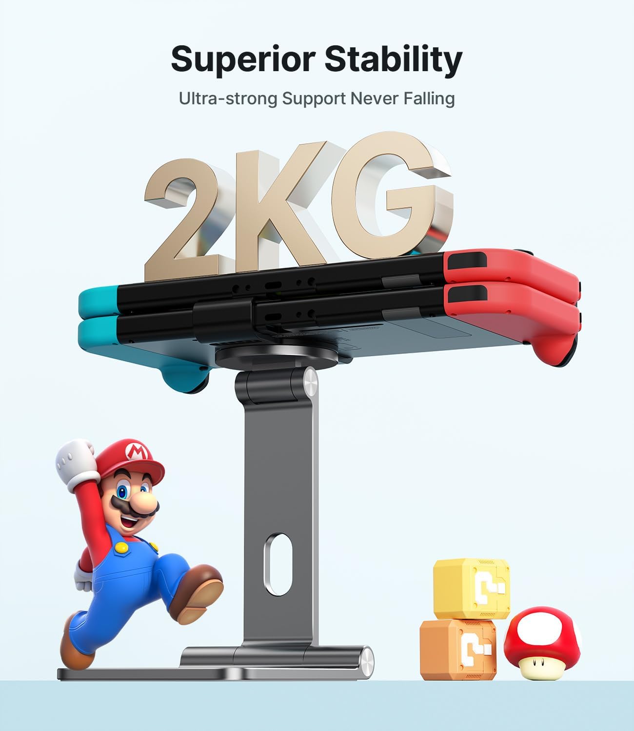 Antank Adjustable Aluminum Support Stand for Nintendo Switch