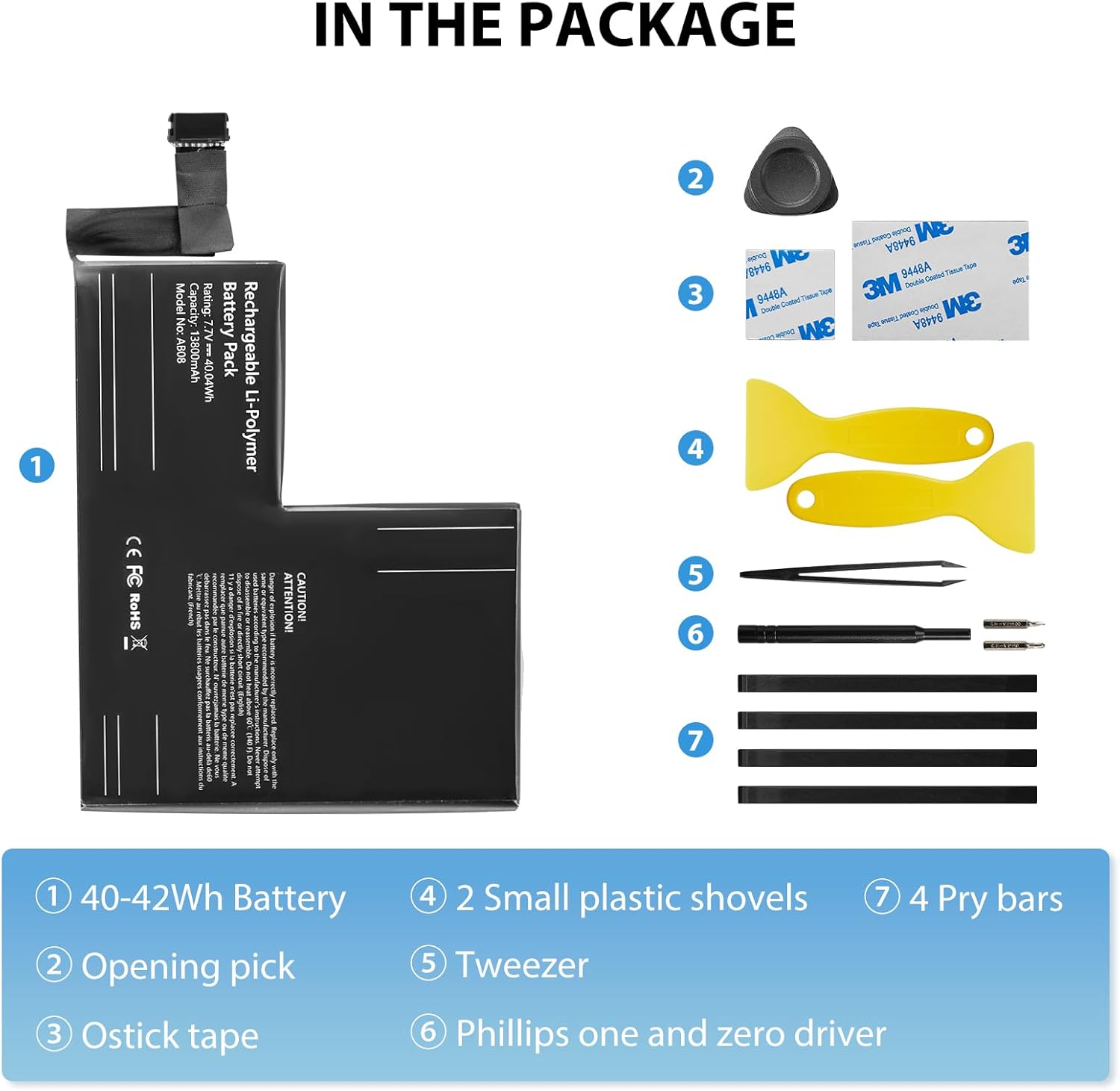 SiWiQU Battery Pack Replacement Compatible with Steam Deck Console