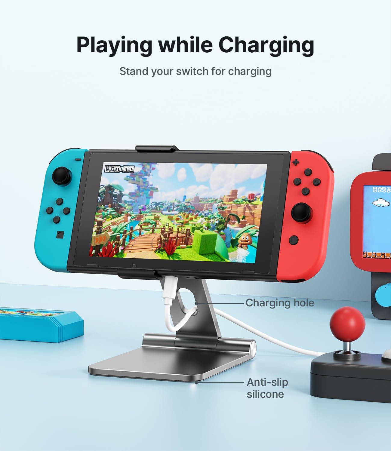 Nintendo Support Antank Adjustable Aluminum Support Stand for Nintendo Switch – Antank ...