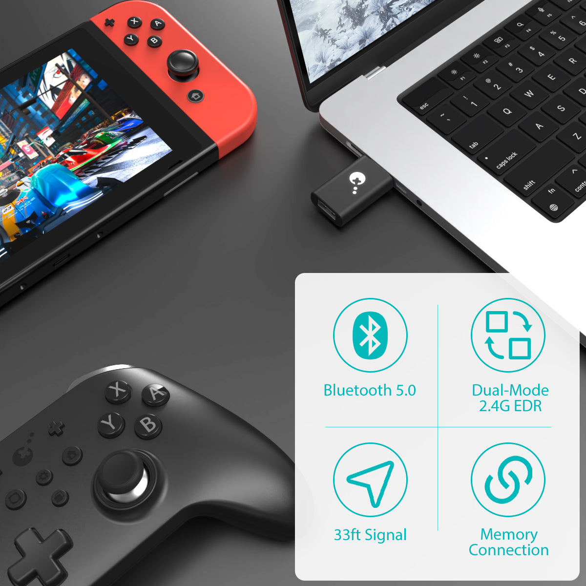 GuliKit Goku Wireless Controller Adapter