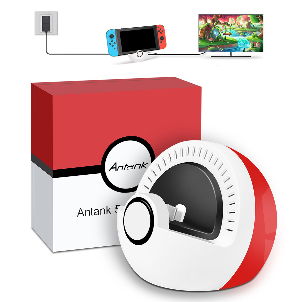 Antank Switch TV Dock Station Compatible with Nintendo Switch