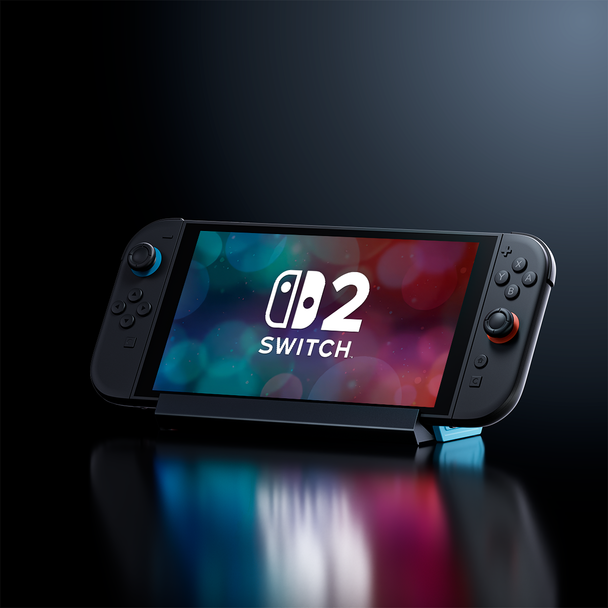 Antank S3 PRO Switch 2 dock with console inserted, seamless fit for charging and TV mode gaming.