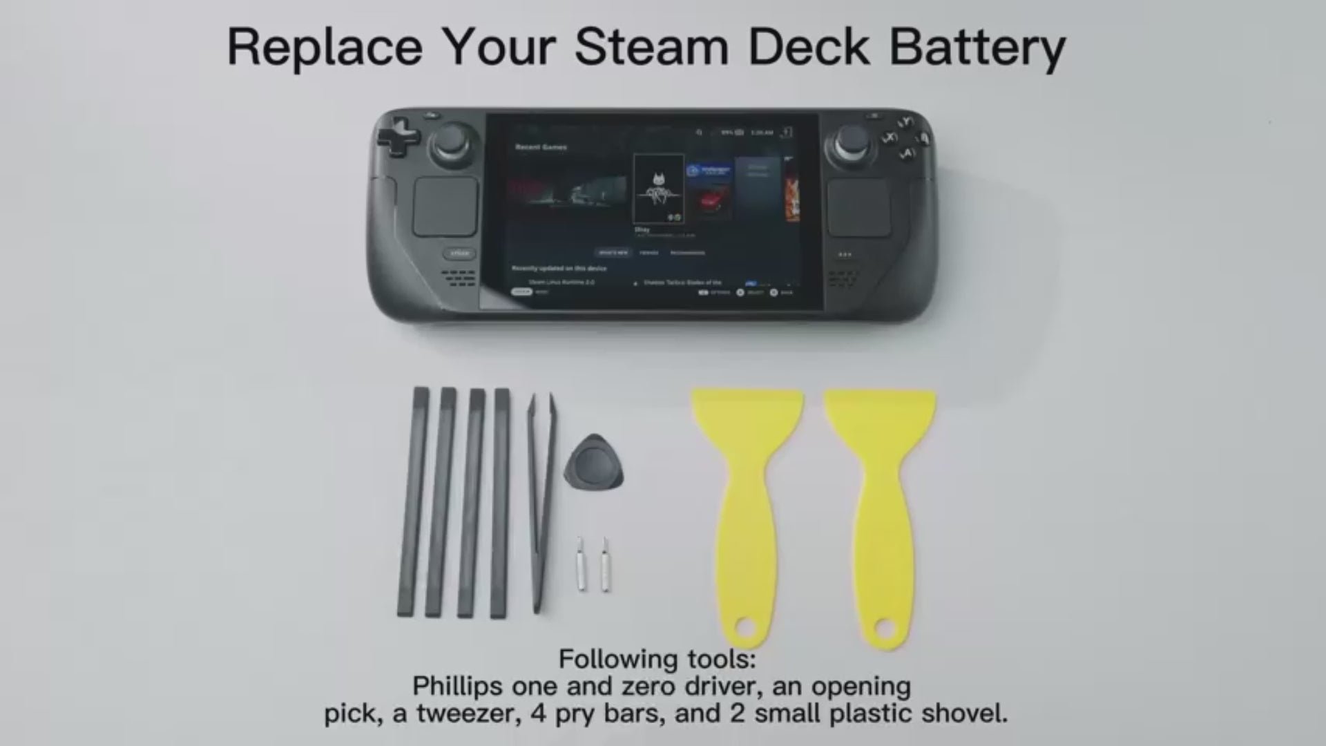 SiWiQU Battery Pack Replacement Compatible with Steam Deck Console